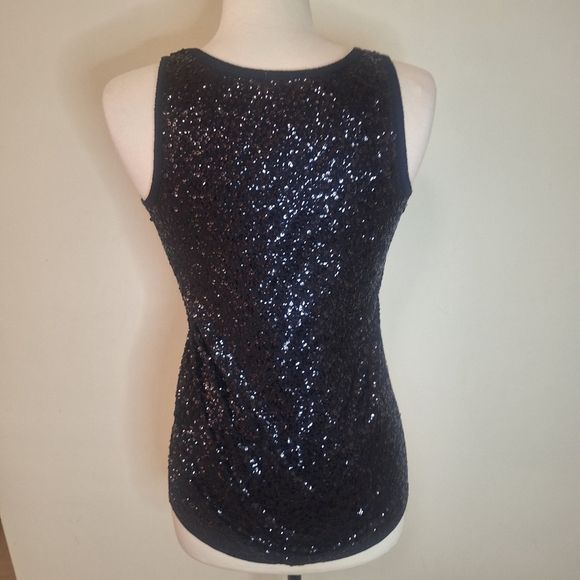 J. Crew Drapey sequin tank top SZ S - Picture 4 of 7